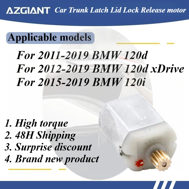 

For BMW 120d xDrive 120i 2015-2019 Car Trunk Lock Actuator Latch Release Door Inner Motor Replacement OEM Core Power DIY Engine