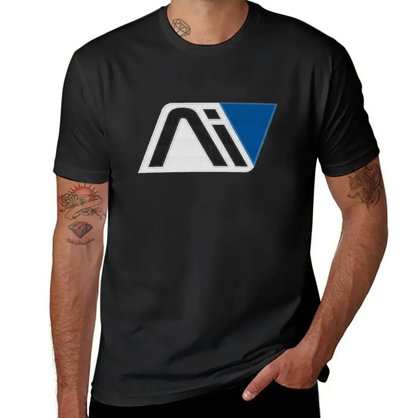 Andromeda Initiative Patch Mass Effect Andromeda Embroidered Patch Style T-Shirt man t shirt men clothes