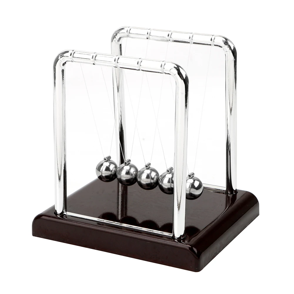 Newton's Cradle Steel Balance Ball Newton Ball Desk Table Decor Metal Pendulum Ball Physics Science Pendulum view 5