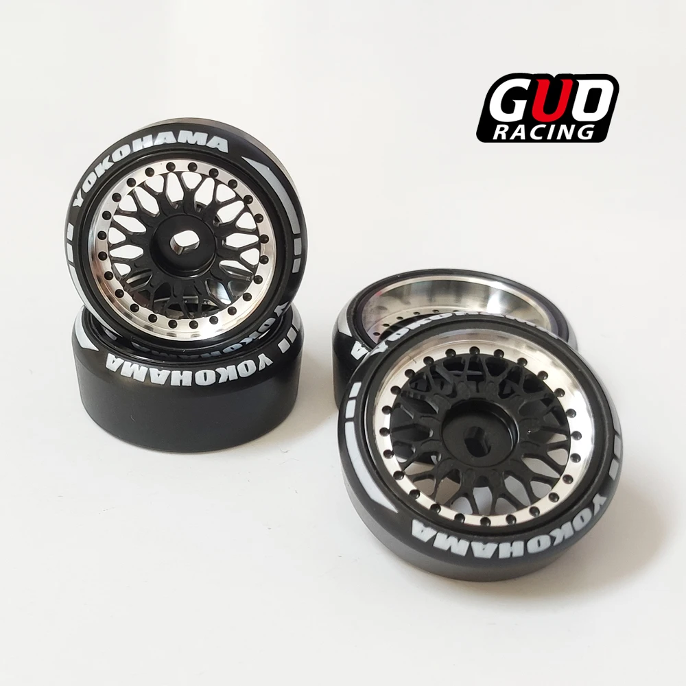 TG Racing 22MM Metal Wheel with Drift Tire for AWD BM RW00 XRX HGD1 WLtoys K969 RC Car