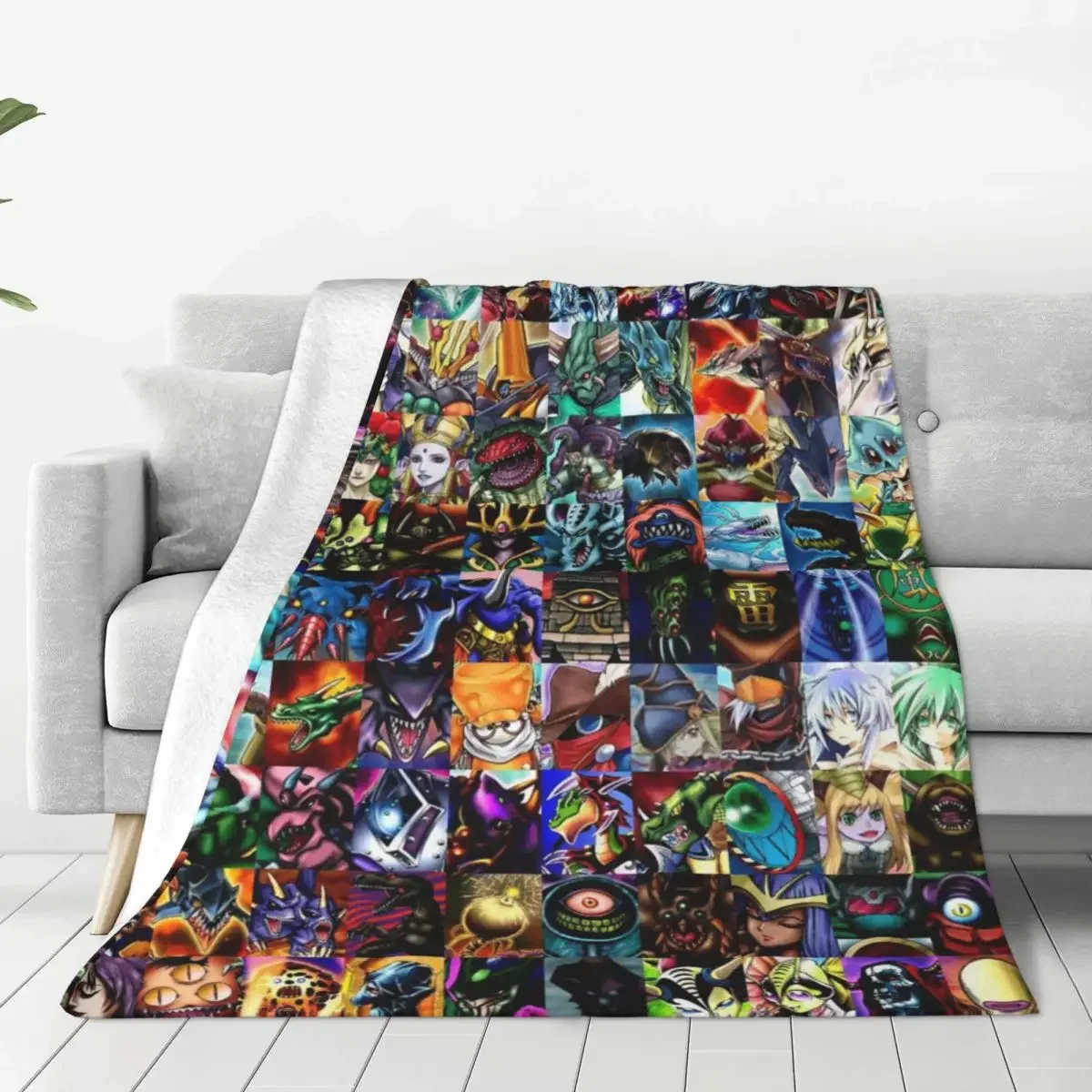 

Japanese Manga Baby Blanket Fleece Summer Cartoon Multi-function Super Warm Throw Blanket for Bed Travel Bedspreads