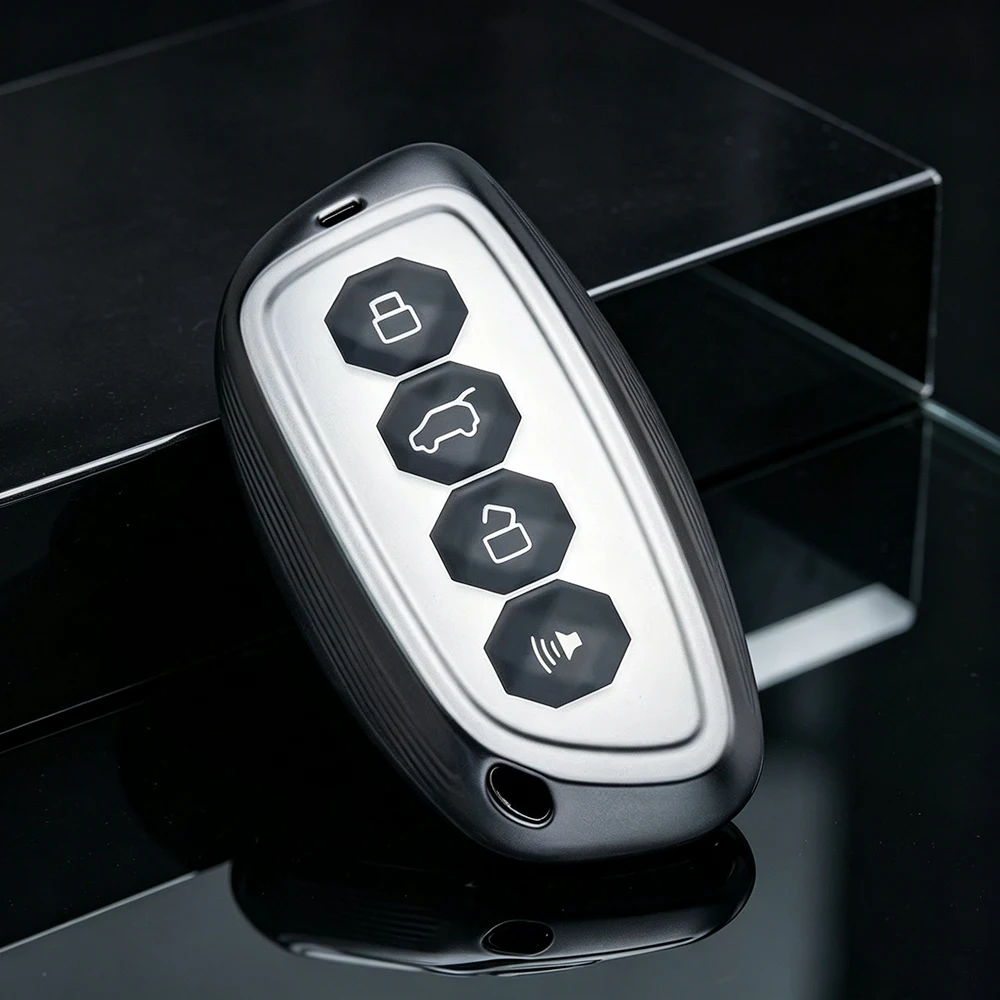 TPU Car Key Case for HAVAL DARGO Hover H7 2025 2026 Remote Cover Shell Housing Ring Holder Fob  Keychain Accessories