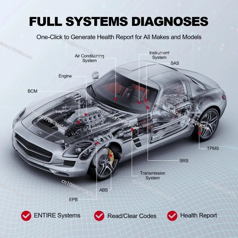 Bluetooth Full System Diagnostic Scanner Tool For Thinkcar Pro Vehicle Code Reader