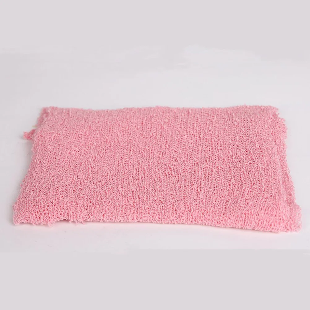 لفافة لحديثي الولادة منسوجة قابلة للتنفس لالتقاط الصور الفائقة القابلة للتمدد لجلسة الأمومة باللون الوردي #1