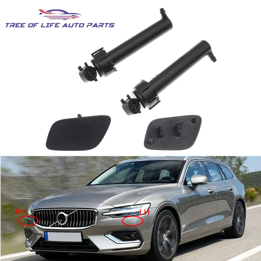 30747604 – Perfekter Frontscheinwerfer-Waschdüsen-Aufsatz für Volvo V60 II, S60 III und Cross Country (2018–2022)