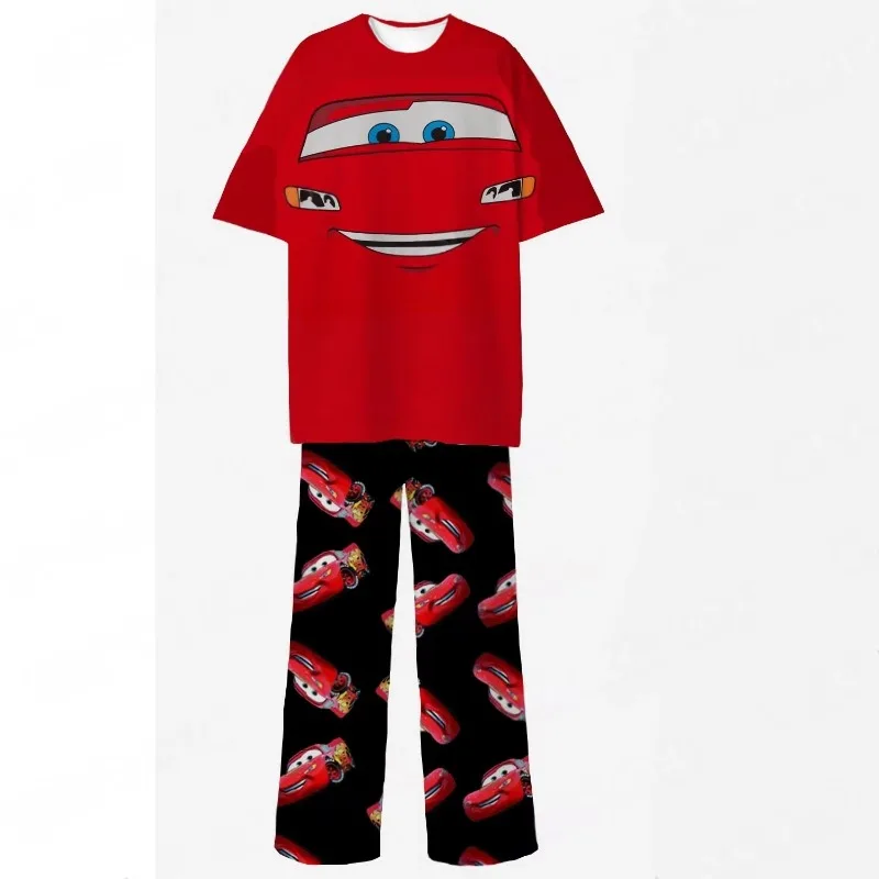 

2026 Fashion Trend Short T-shirt Set, Pajama Set Cute and Cute Casual Couple Outfit, Best-selling