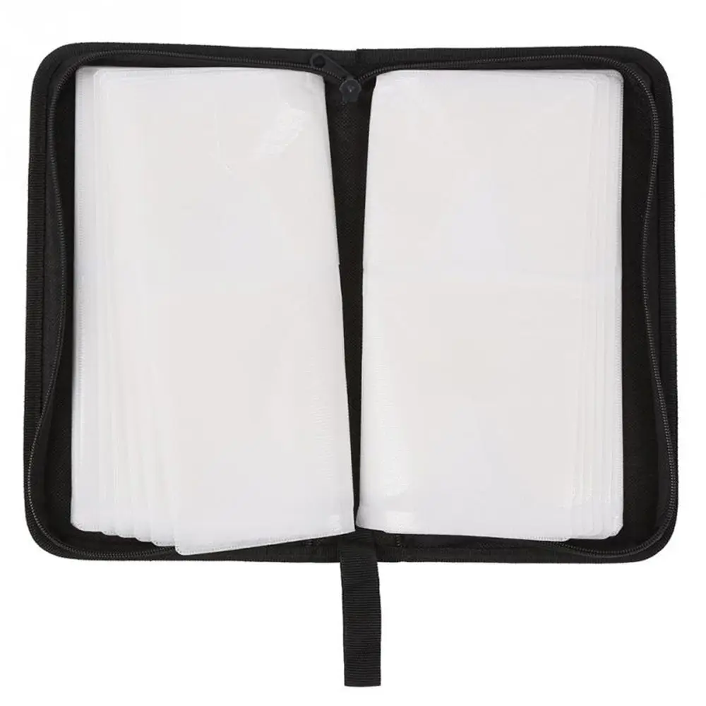 

PU Portable Carry Pouch Binder Storage Case Faux Leather Organizer Disc Wallet Box Carry Bag