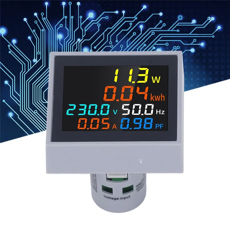 

Classy-6 In 1 Multifunction Digital Meter AC Voltage Power Frequency Monitor For Household SPM004