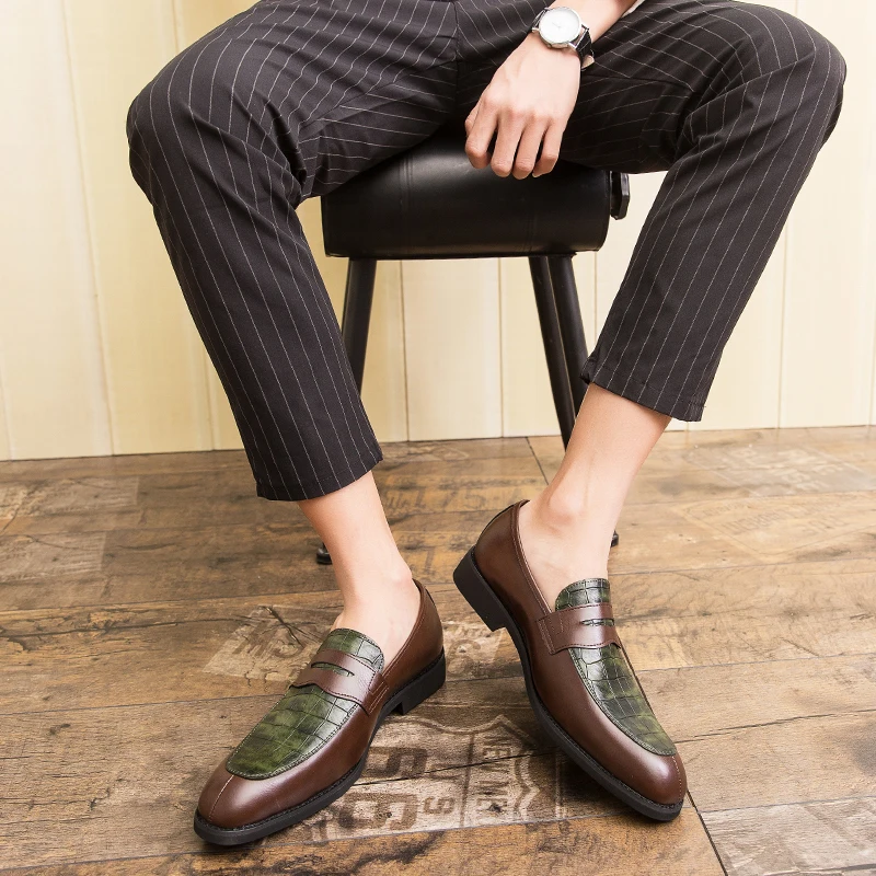 

Youth Fashion Le Fu Shoes Trendy Splicing Social Youngsters Lightweight Leisure Versatile One Step Lazy Trendy Shoes