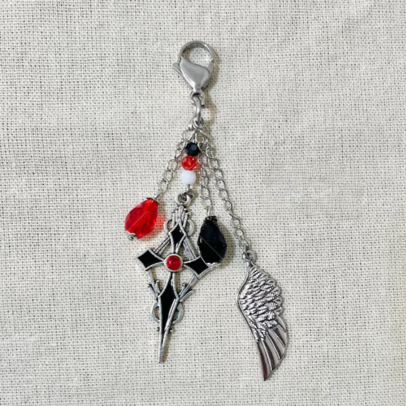 Arlechino key ring/mobile phone pendant | Genshin Impact style accessories | animation role playing accessories