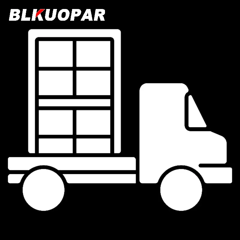 BLKUOPAR لنافذة التسليم الأسود Glyph أيقونة ملصقات السيارات واقية من الشمس الشارات الإبداعية شخصية يموت قطع خوذة اكسسوارات السيارات