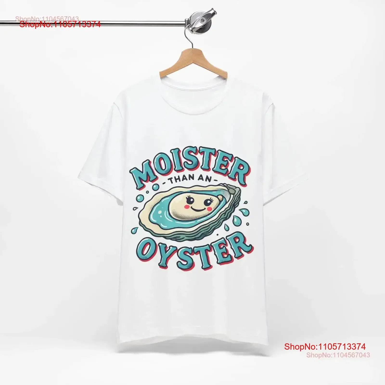 Funny Moist Oyster T Shirt Humor for Sarcastic Cotton Novelty Top Hilarious Joke vintage Washed Versatile Casual