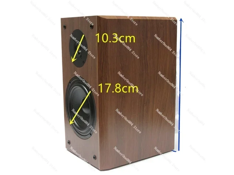 Applicable to 6.5-Inch speaker Wooden passive speaker 6-inch bookshelf box 6.5-inch bookshelf box 6-inch home speaker stereo