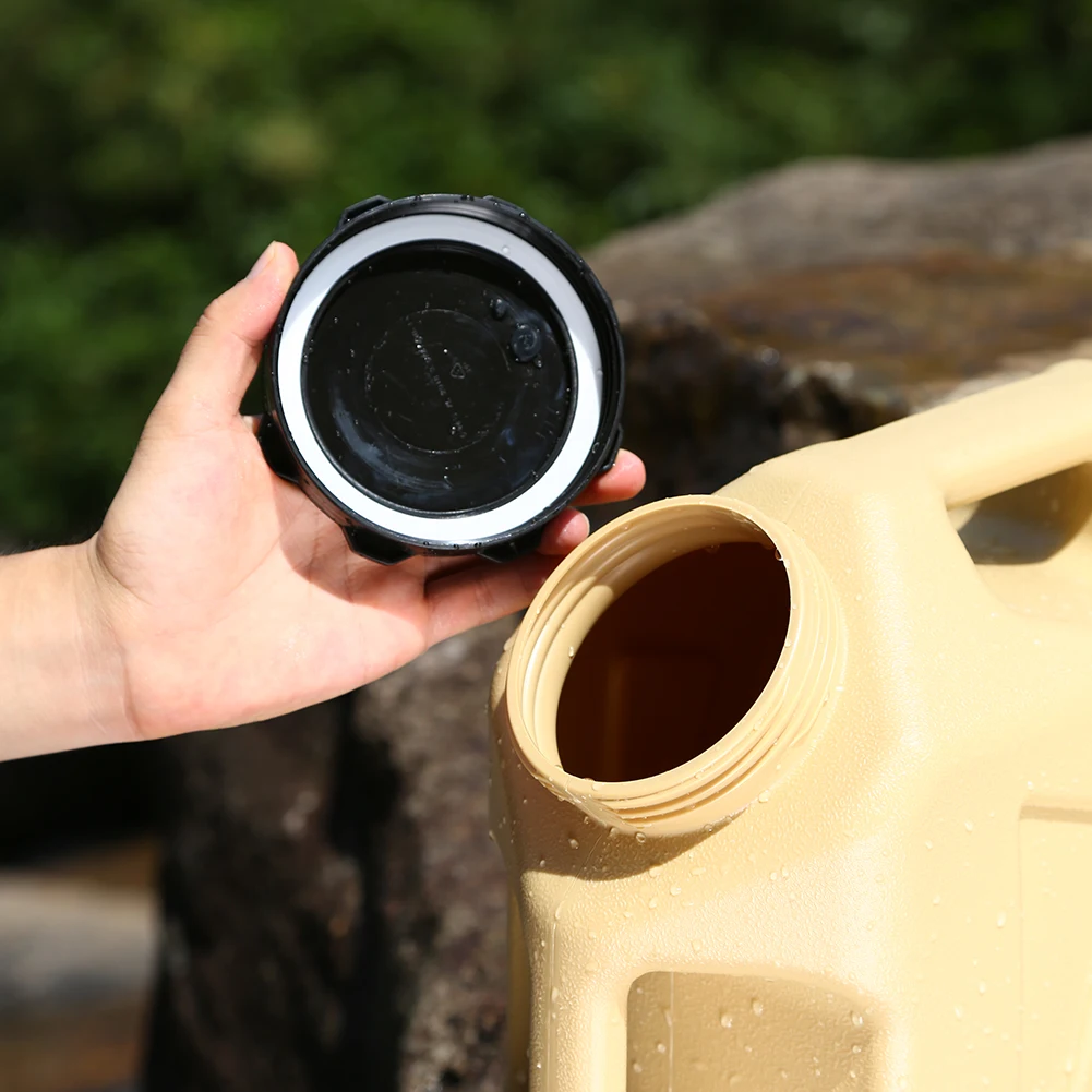 10/11/12L Outdoor Water Bucket Large-Capacity Portable Water Bag Container with Faucet Driving Water Tank for Picnic Hiking