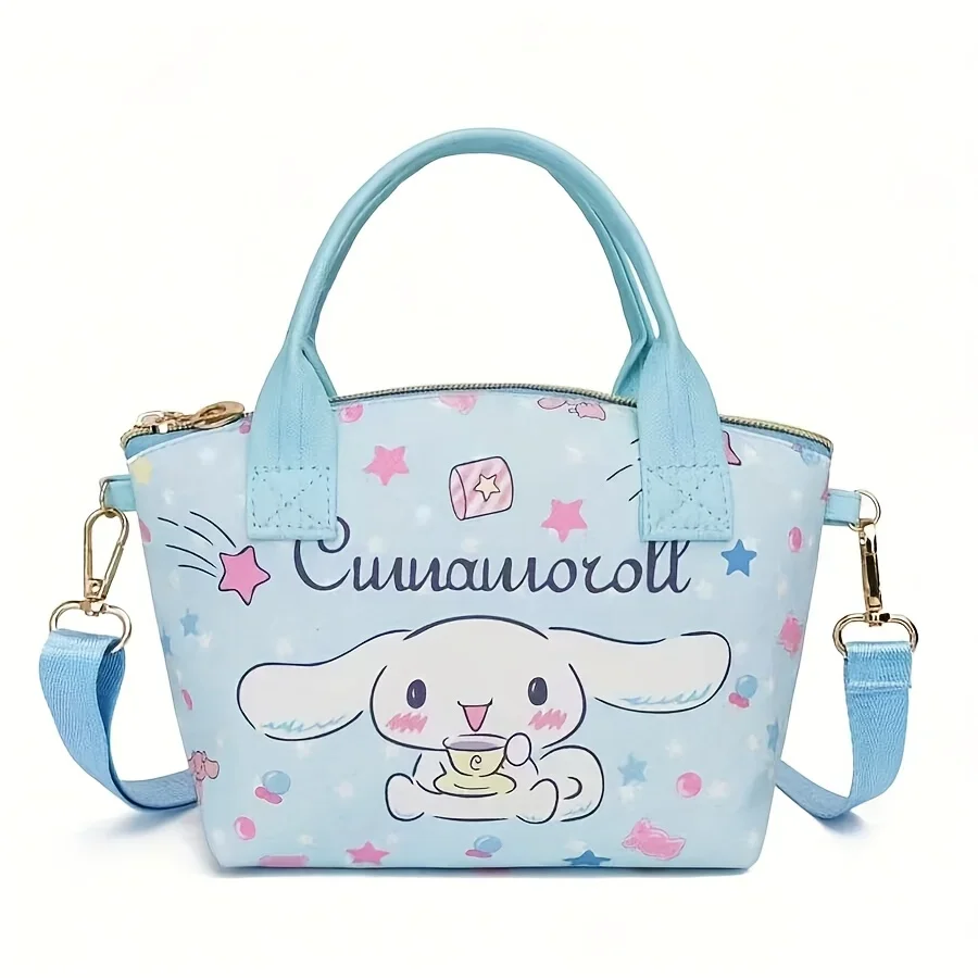 NEW Miniso Lightweight Stylish Sanrio Handbag Cute Handbag Large-capacity Woman Convenient Shopping Bag Hellokitty Crossbody New