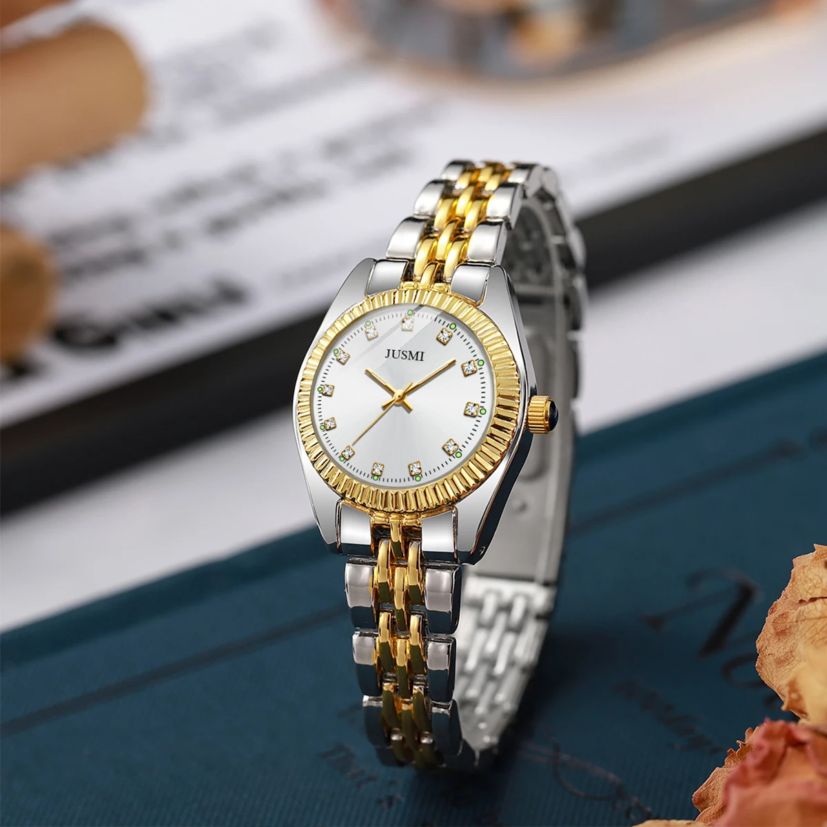 مجموعة ساعات كوارتز رجالية مصنوعة من خليط معدني للأعمال مكونة من 3 قطع، مناسبة للارتداء اليومي، وعيد الشكر، وهدايا عيد الميلاد #2