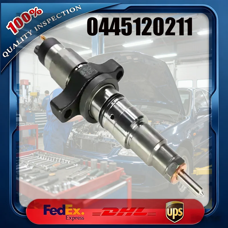 Diesel Engine Common Rail Fuel Injector 0445120211 5254684 3976646 4930440 For Cummins 5.9L - Engine Parts