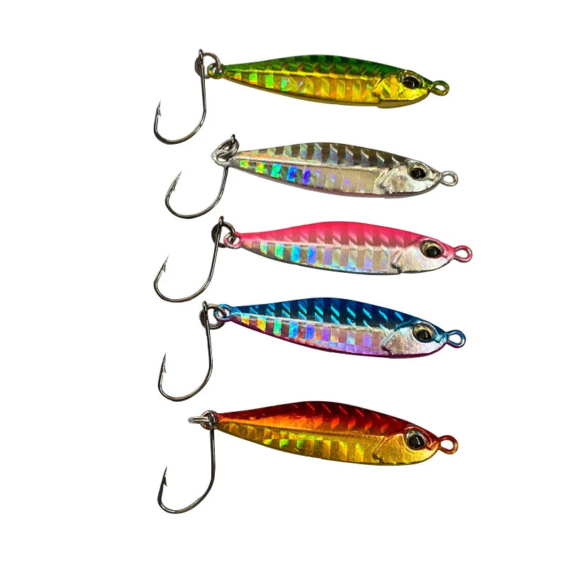 1PCS Fishing Lure 3.5g 5.4g 7.5g 10.8g Metal Jig Spoon Lure Metal Jigging Shore Cast Lron Artificial Hard Bait Fishing Accessori