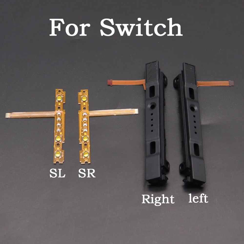Ersatz-LR-Schiebeschiene links rechts mit SL-SR-Flexkabel für Nintendo Switch NS Joy-Con JoyCon-Controller