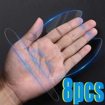 מדבקות נגד שריטות לרכב, מדבקות שקופות לידית הדלת והקערה, מדבקות הגנה לרכב, מדבקות צבע להגנה