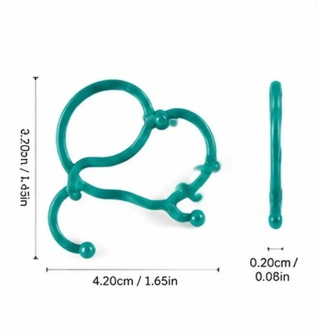 200Pcs Plant Support Clip Plastic Strong Garden Clips for Tomato Vines Trellis Fixing Vegetable Vine Clips Plant Clip