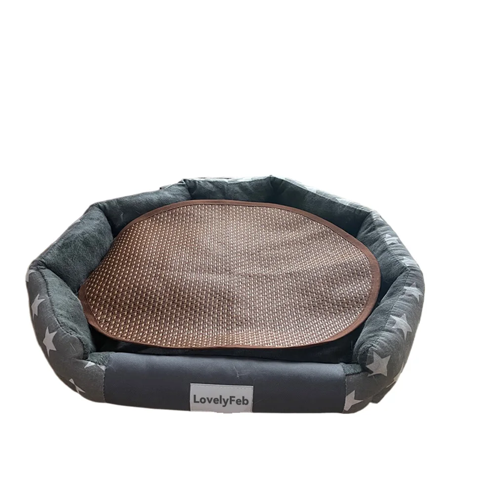 LovelyFeb Dog beds, Washable Pet Bed, Orthopedic Dog Sofa Bed,Soft Calming Sleeping Warming Puppy Bed, Anti-Slip Bottom