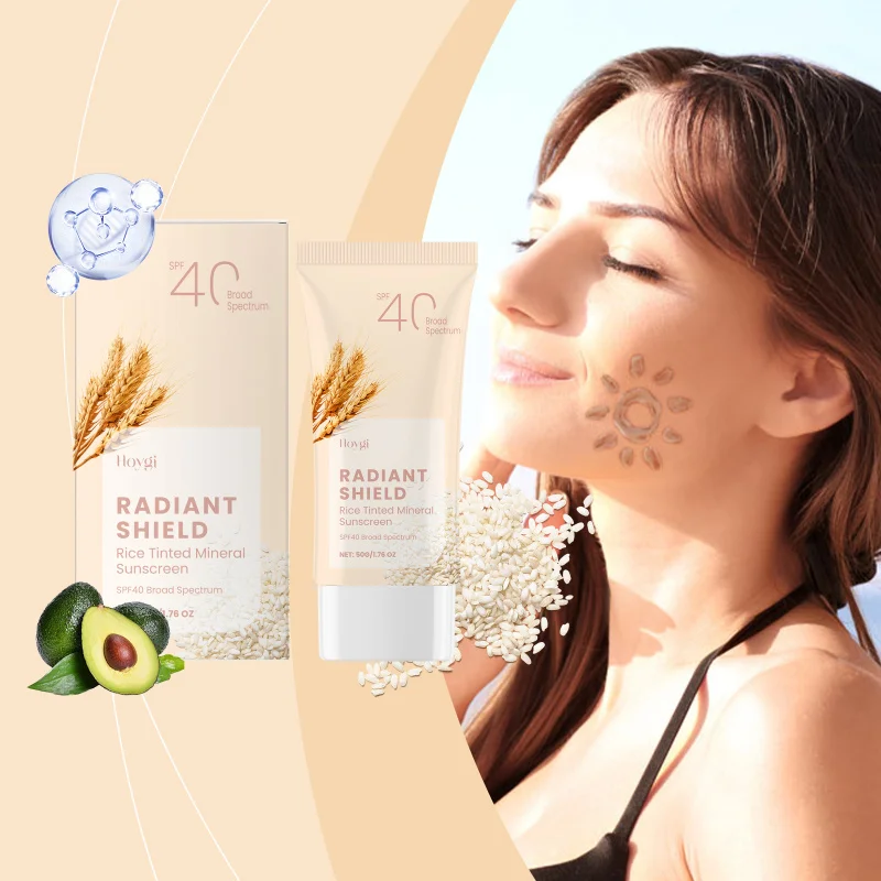 

Facial Gentle Protective Cream-Nourishing Brightening Skin Care, UV Isolation, Lightweight Refreshing Non-Sticky Daily Sun Guard