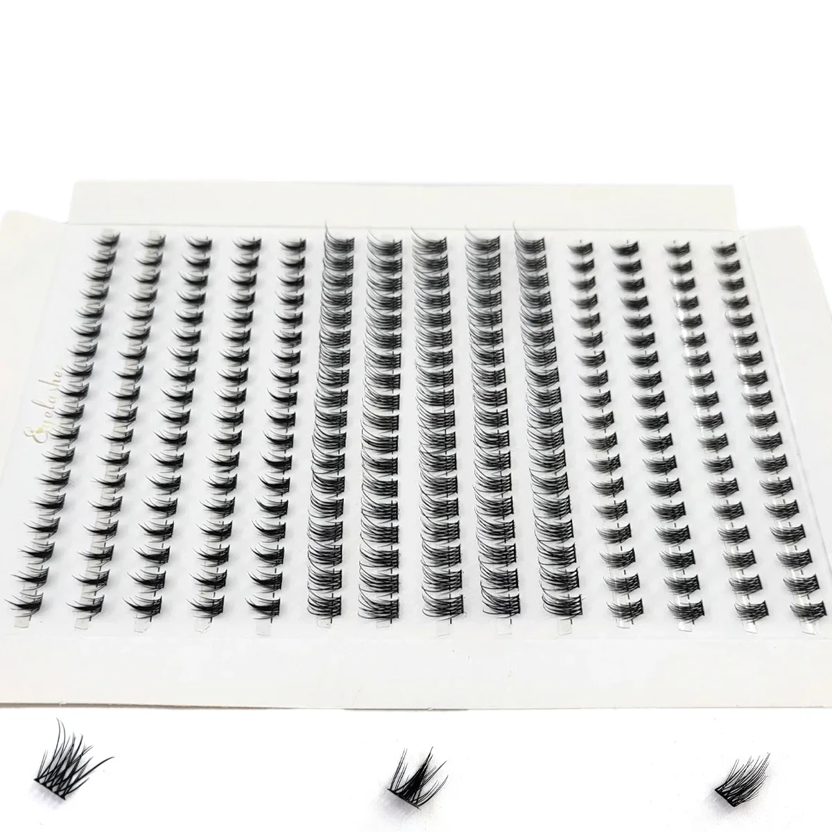 HBZGTLAD Bottom&Spiky Lashes Clusters Volume Individual Lashes Cluster Extensions Spikes Lashes Clusters DIY Fairy/Manga Eyelash