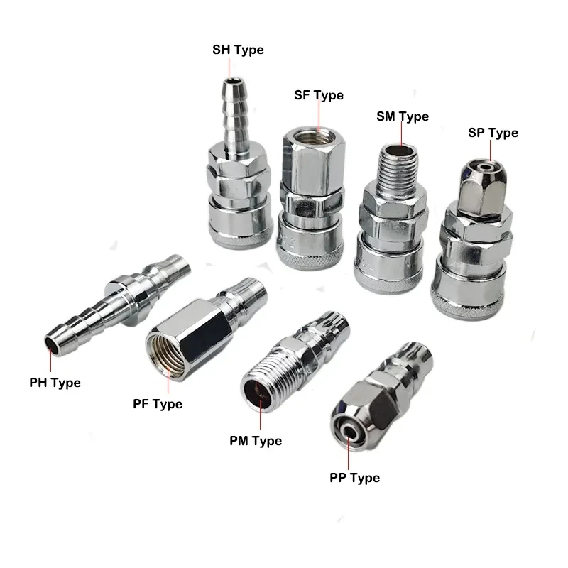 SH PH SP PP SM PM SF Pneumatic Connector Rapidities for Air Hose Fittings Coupling Compressor Accessories Quick Release Fitting