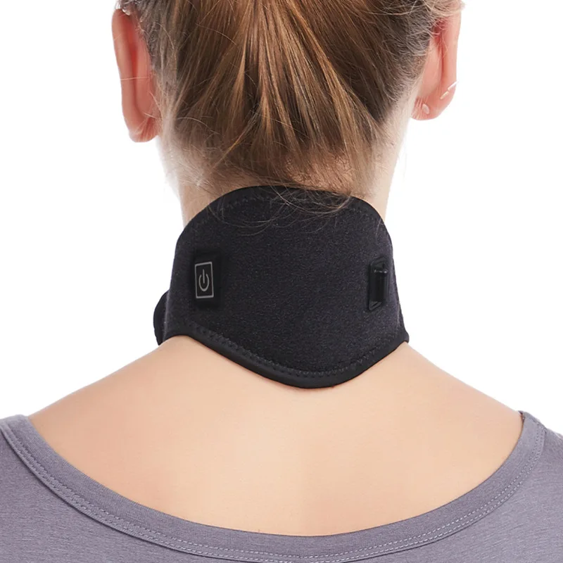 

USB Electric Heating Neck Belt Neck Neck Moxibustion Hot Compress Heating Collar Unisex Cervical Vertebra Warm Massage Portable