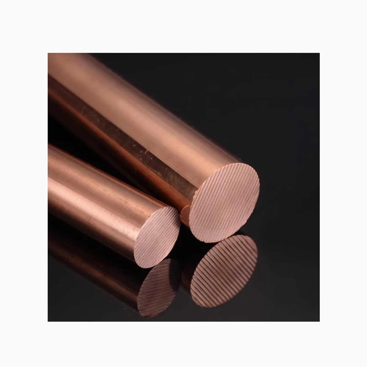 

T2 Purple Copper Rod Red Copper Rod Mold Discharge Length 100/150/200/250/300/400mm Solid Zero Cut