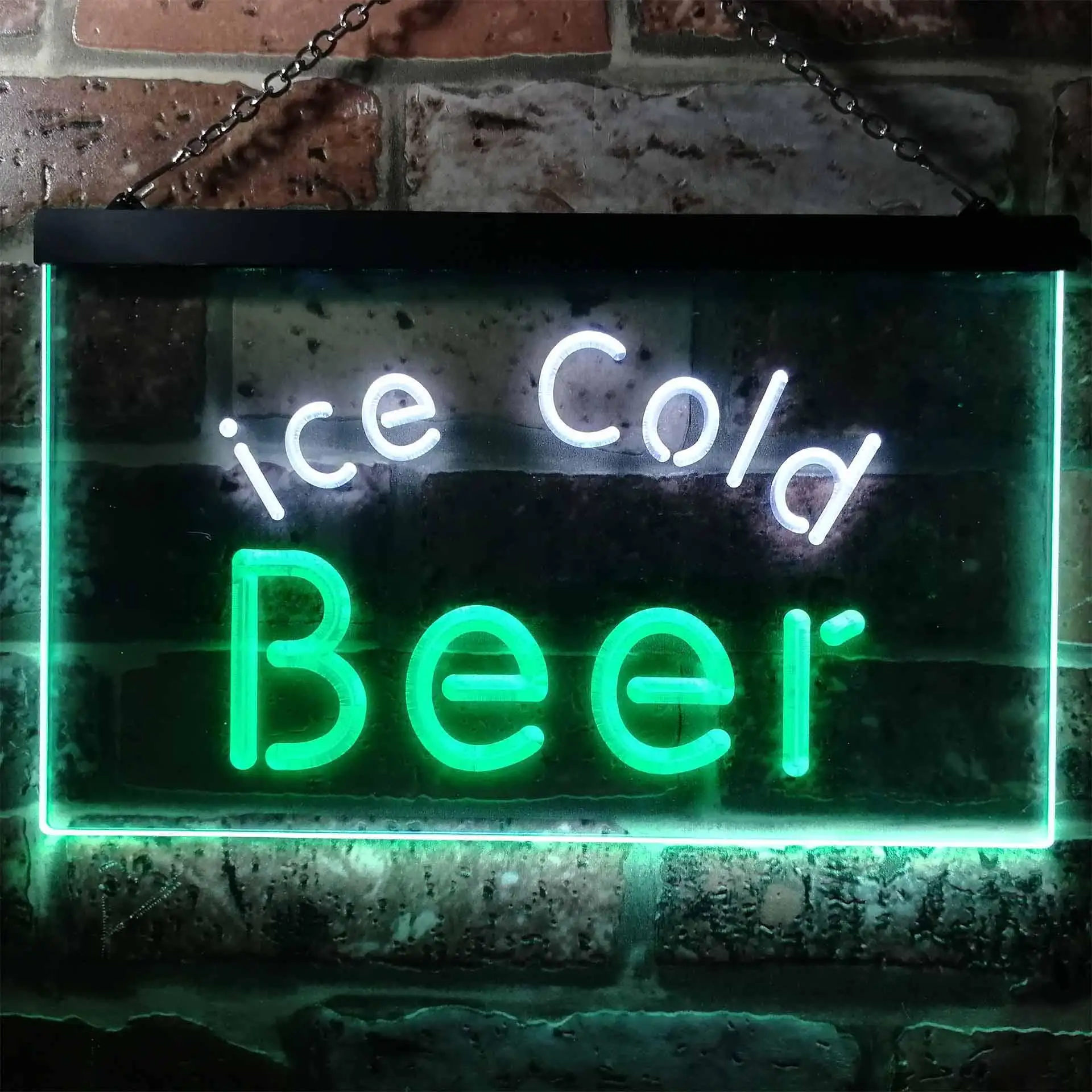 

Двухцветная светодиодная неоновая вывеска Ice Cold Beer st6-i0857