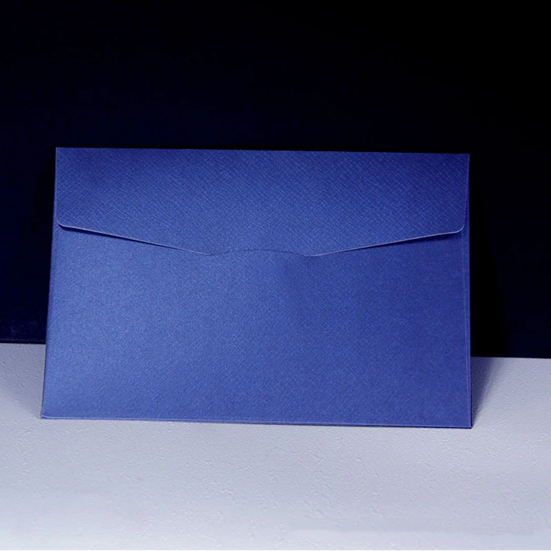 20pcs Envelopes for Invitations Blank Postcards Gift Message 18x12.5cm Pearlescent Paper Wedding Business Stationery Storage Bag