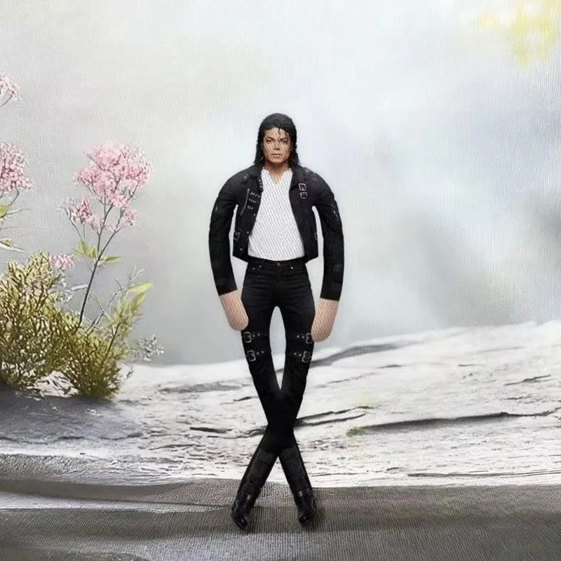 New Style MJ Michael Jackson Plush Doll Prop Plushy Soft Stuffed Toys Cosplay Room Decoration Abstract Joint Mobility Gift