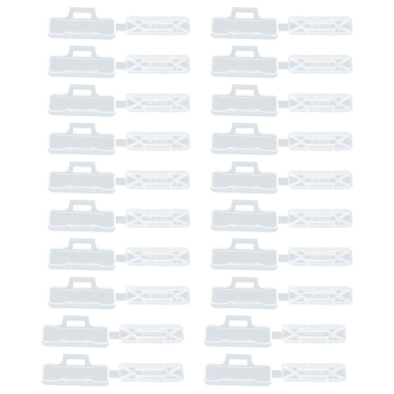 

100pcs Plastic Cable Label Box Acid Resistant Mark Holder Case For Computer Cables Cable Tags Holder Case Wire Sign