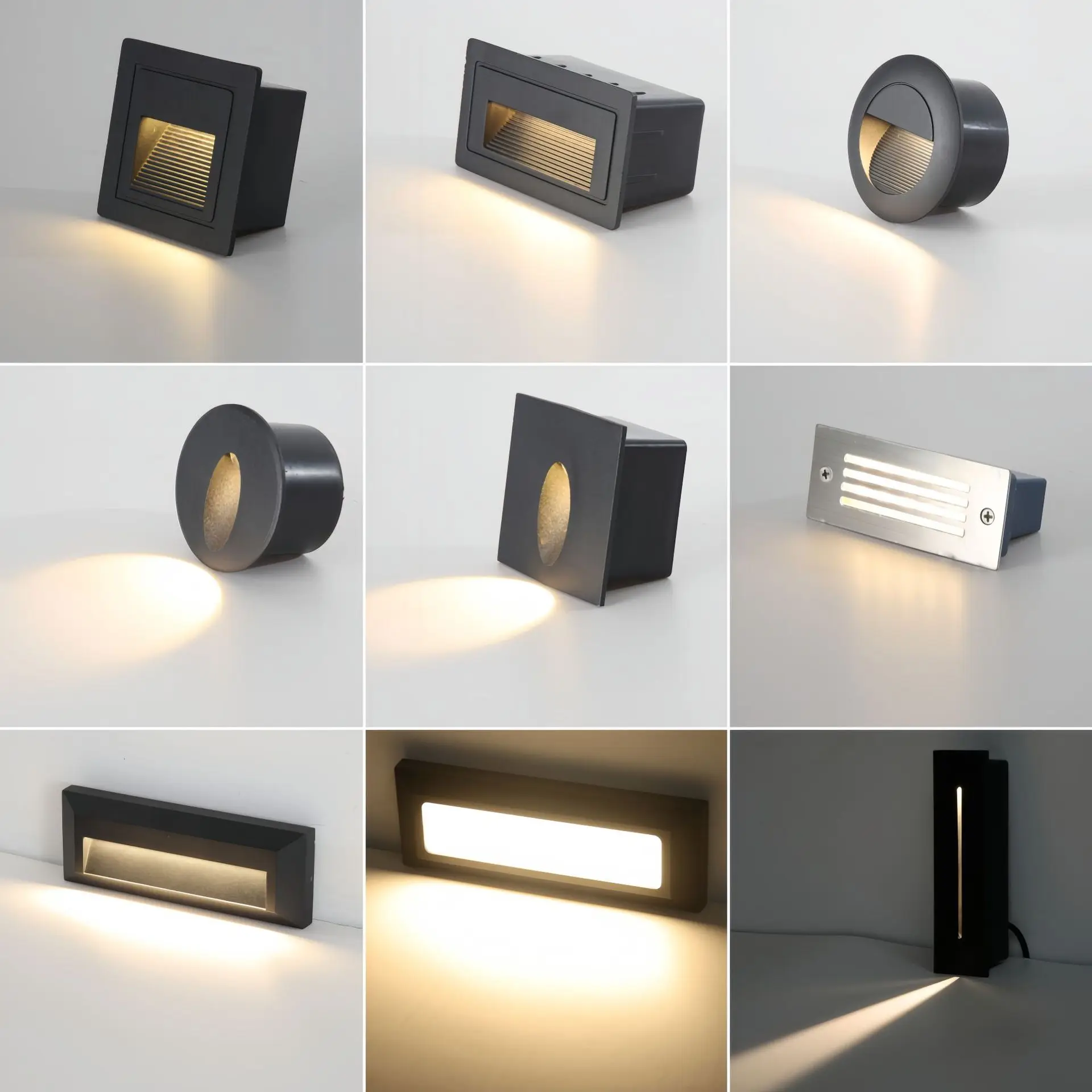 

AC85-260VLED Step Stair Lights Outdoor Recessed Wall Lamp Exterior Garden Light 3W 5W 10W Wall Light Underground Waterproof IP67
