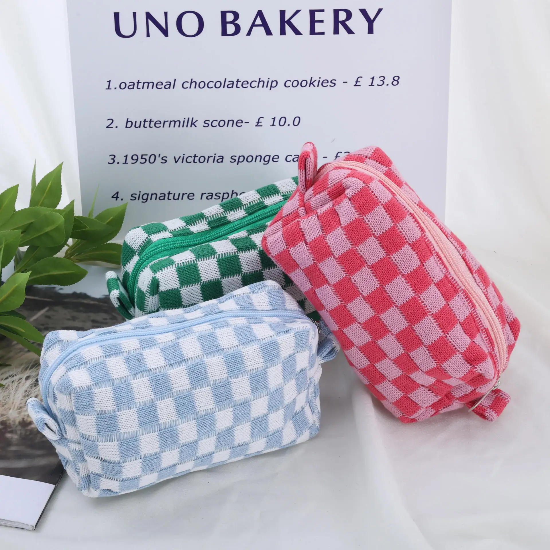 Cute Pencil Case Storage bag Cosmetic Bag Large capacity Knitting INS Korean Stationery school Supplies
