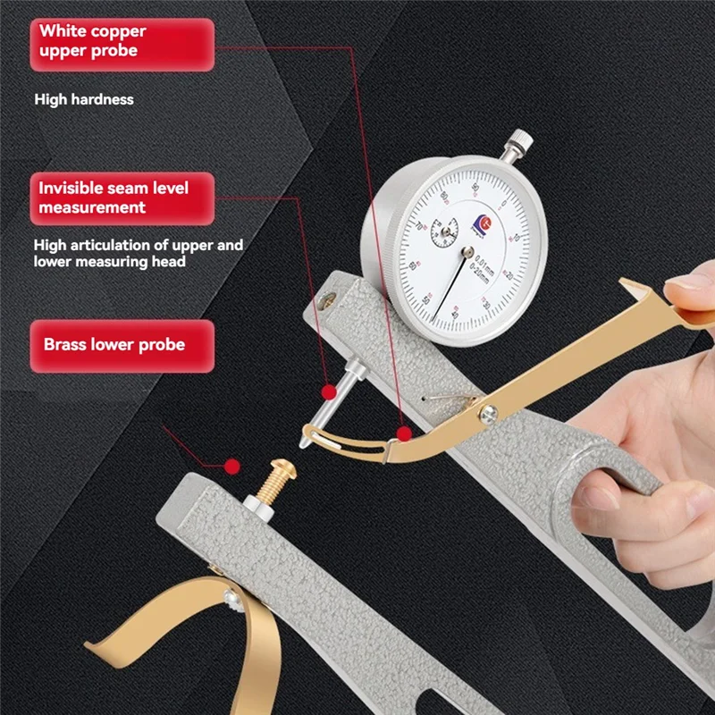 

AED4-New Good Violin Thickness Measure Tool Dial Indicator Violin Luthier Making Tools