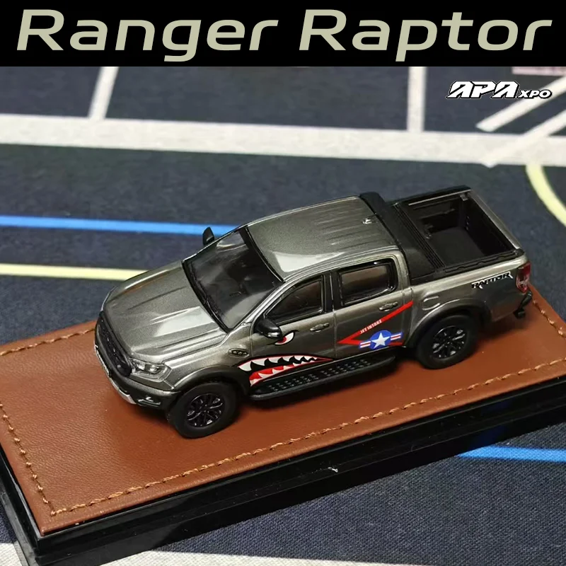 

MK 1/64 Ford Ranger Raptor, литые под давлением модели автомобилей, коллекция игрушек, рождественские подарки для мальчиков