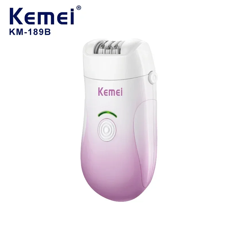 KEMEI KM-908B LCD Electric Tweezers Dry Wet Use Portable Epilator Women Usb Charging Cordless 3 In 1 Epilator Hair Removal