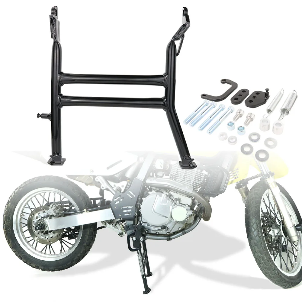 

Motorcycle Fit For Suzuki DR650 DR650SE 1996-2022 2023 Black Centerstand Center Kickstand Foot Center Stand Support Parking Rack