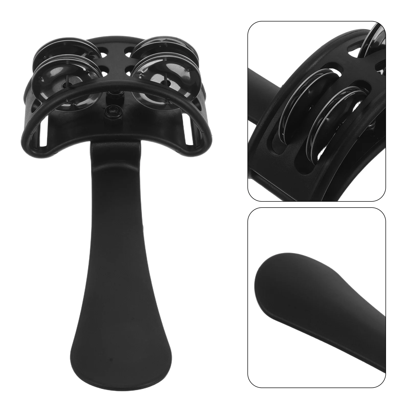 

Mini Hand Bell Percussion Tambourine Drum Lightweight Easy to Play Hand Shaker for Parties Practice Sessions Outdoor Events Home