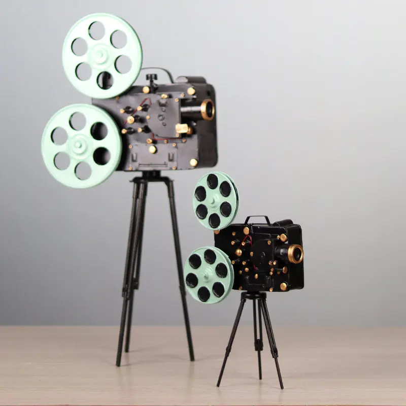 Simulation  projector model retro creative window display ornaments nostalgic photography props decoration