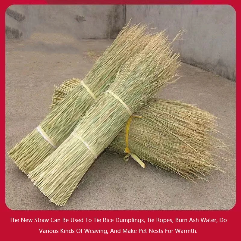 5KG Natural Dry Straw Sunshade And Thermal Insulation Straw Decorative Straw Curtain DIY Hand-Woven Pet Nest Animal Feed Straw