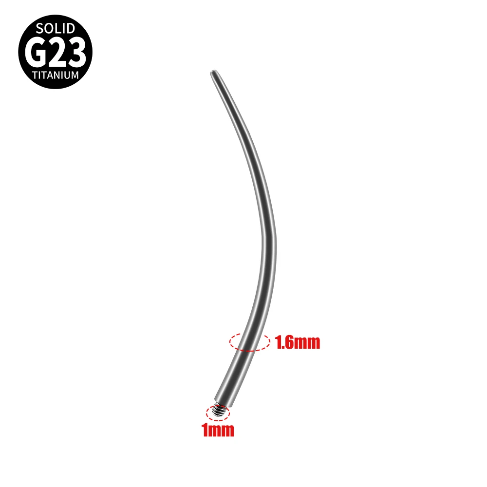 Titanium Curved Taper Insertion Pin Tool Piercing Kit