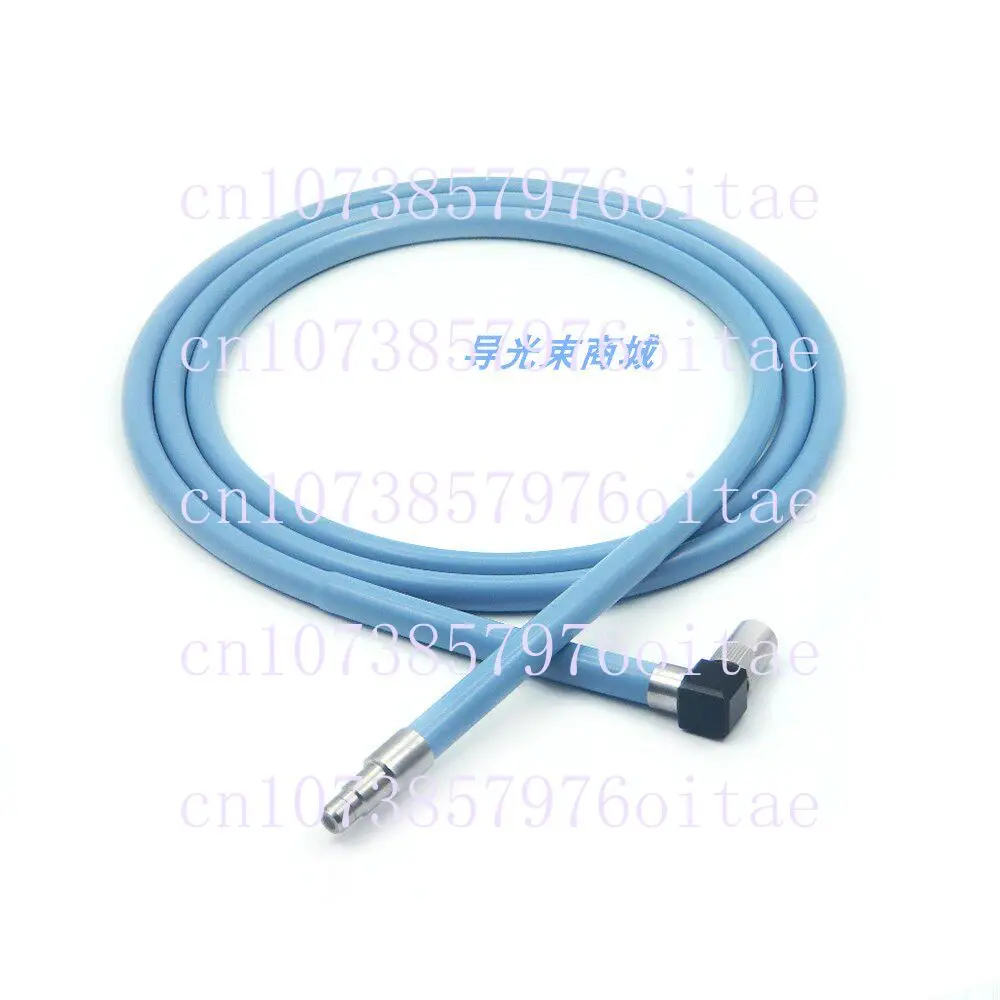 Medical Fit Wolf Storz Stryker Olympus Interface Laparoscopic Endoscope Light Source Right Angle Adapter Optical Fibers Cables