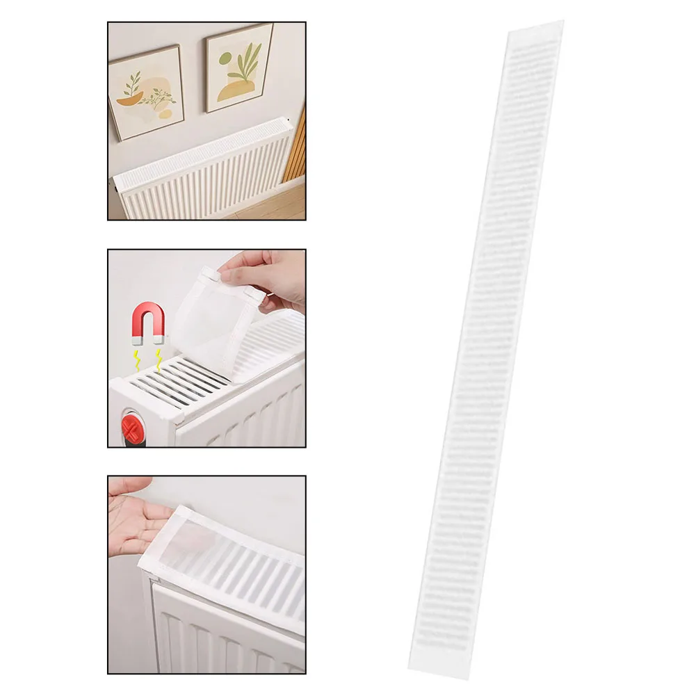 

1-Pack Radiator Dust Cover, 80/100/120/140/160/200cm Block Decorative Radiator Pad, Built-in Magnets For Home Tool Fixing
