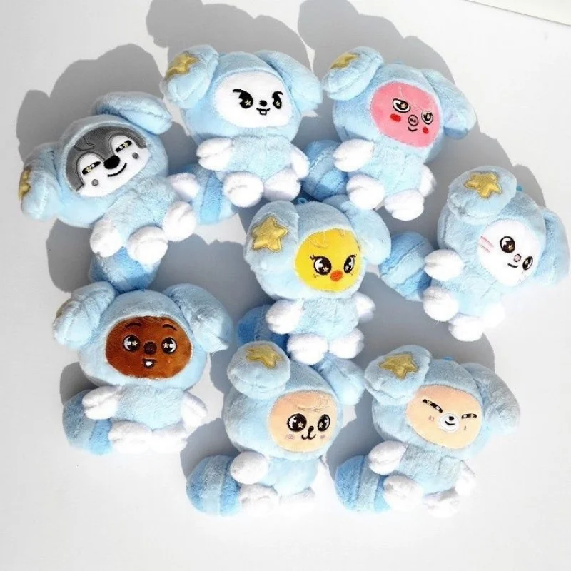 Stray Kids RUN IT TASY Cute Figure Bang Chan Hyunjin Felix Keychain Cute Stuffed Animal Pendant Kpop Merch Gift For Fans Decor view 2