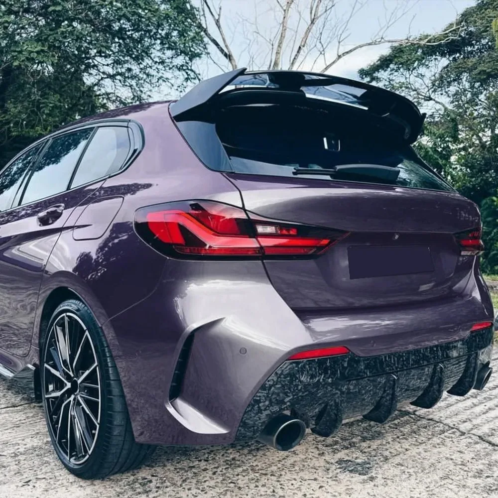 

Rear Spoiler For BMW 1 Series F40 M Sport 2019-2024 MP Style Car Rear Roof Trunk Spoiler Lip Trim Car Styling