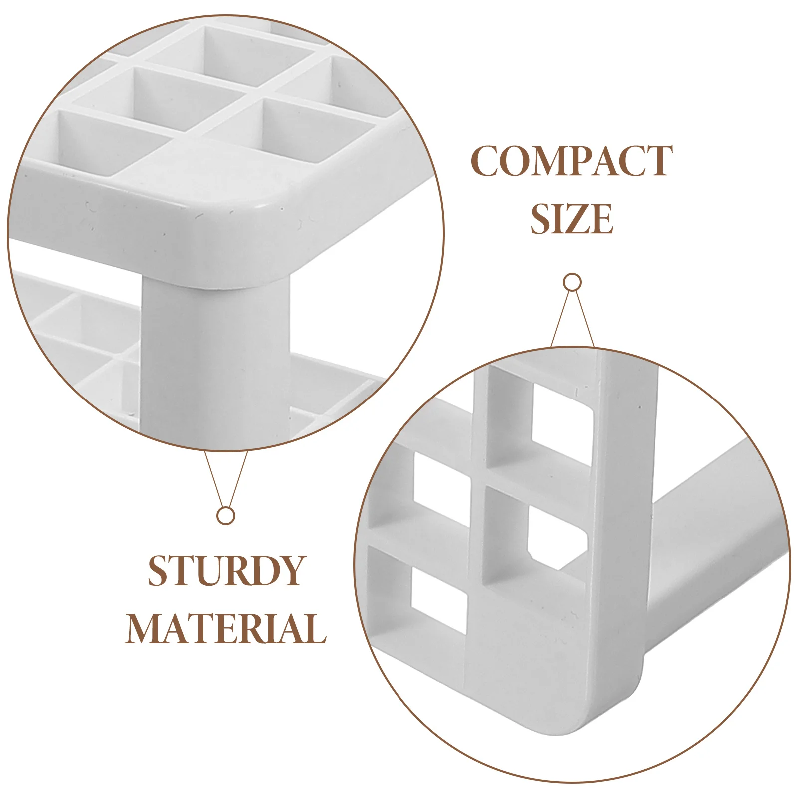 منظم حامل فرشاة المكياج لتخزين الطاولة للفرش وأقلام أحمر الشفاه ومستحضرات التجميل وحامل المكتب وحامل الفرشاة للمكياج #5